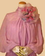 死装束新作！彩りのあるオリジナル高級シルクシフォンのラスティングドレス
